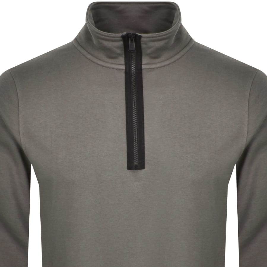 Barbour International Half Zip Sweatshirt Grey